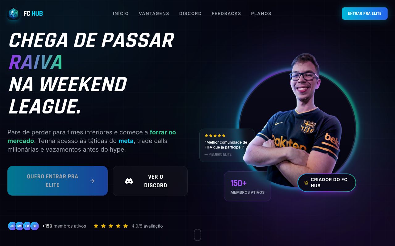 Site do FC Hub